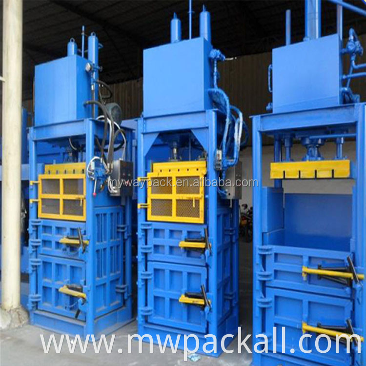 hydraulic scrap baling press manufacturers /Factory supply vertical hydraulic waste paper baling machine